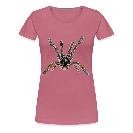 Frauen Basic T-Shirt Pterinochilus murinus tcf - Malve