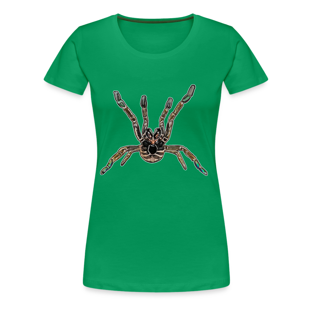 Frauen Basic T-Shirt Pterinochilus murinus tcf - Kelly Green