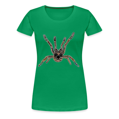 Frauen Basic T-Shirt Pterinochilus murinus tcf - Kelly Green
