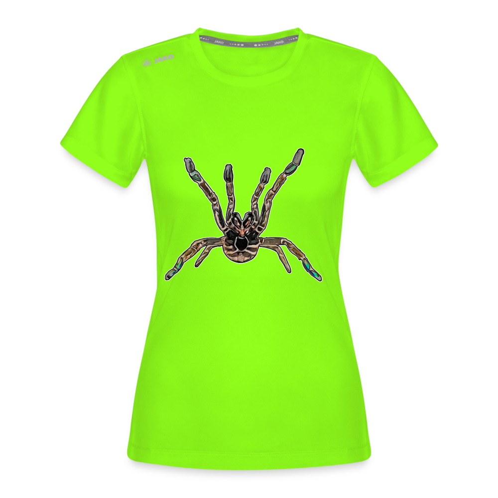 Frauen JAKO Sportswear T-Shirt Pterinochilus murinus tcf - Neongrün