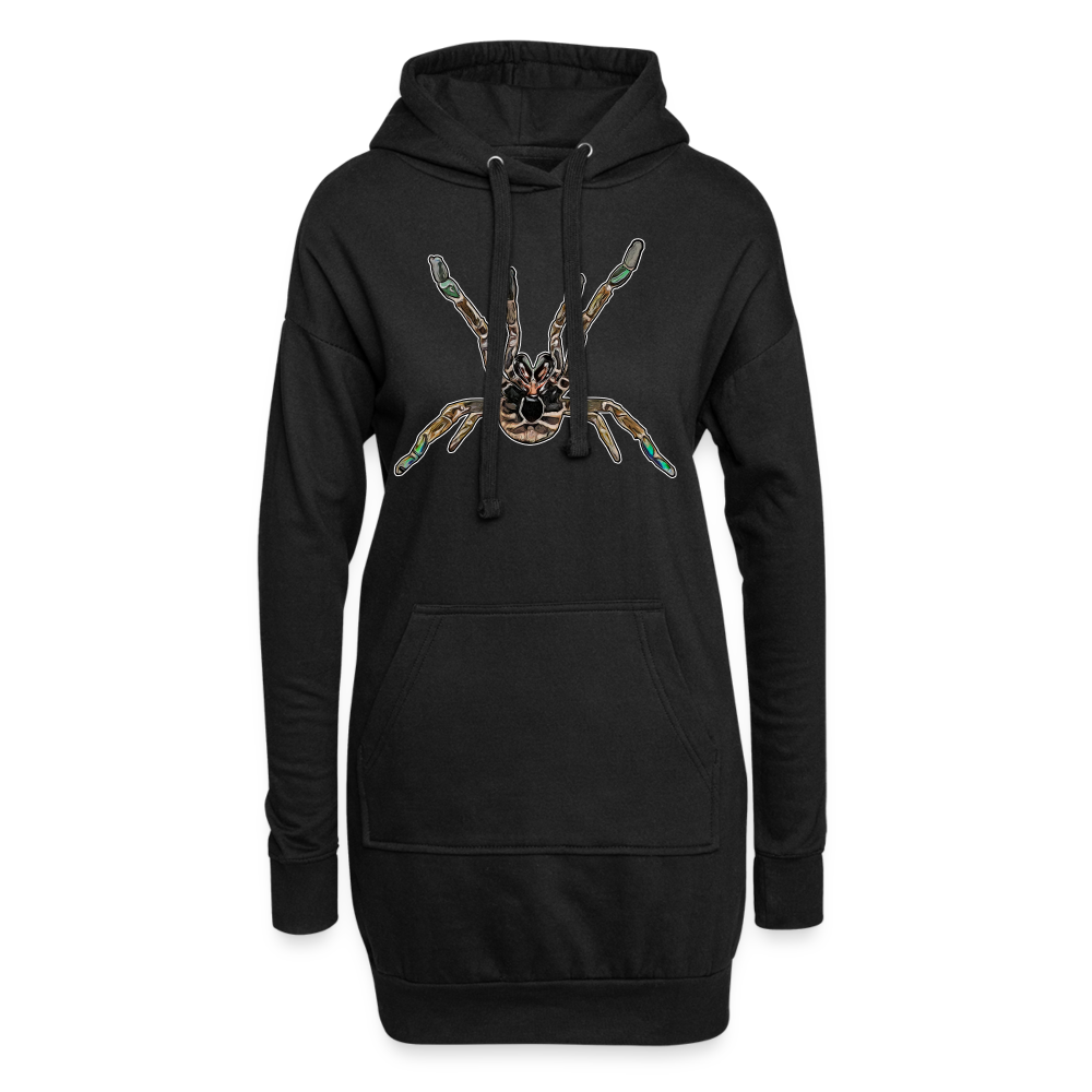 Hoodie-Kleid Pterinochilus murinus tcf - Schwarz