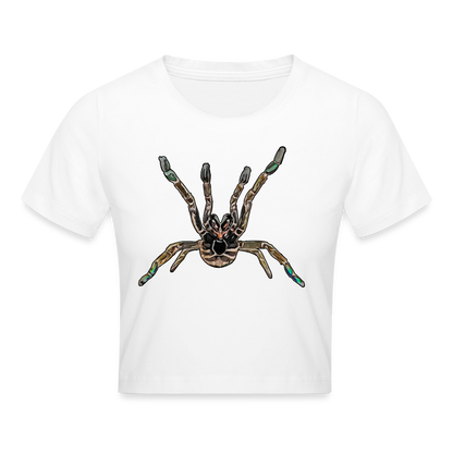 Crop T-Shirt Pterinochilus murinus tcf - weiß