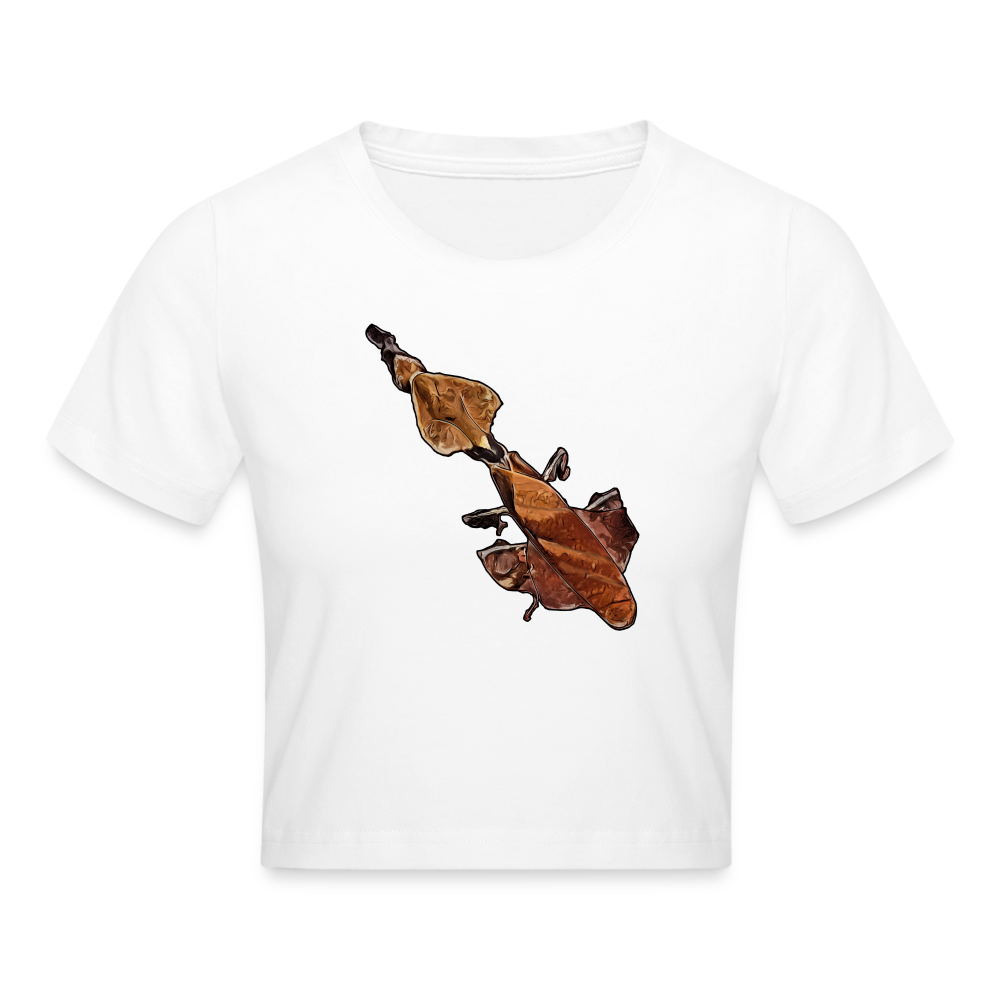 Crop T-Shirt Phyllocrania paradoxa female - weiß
