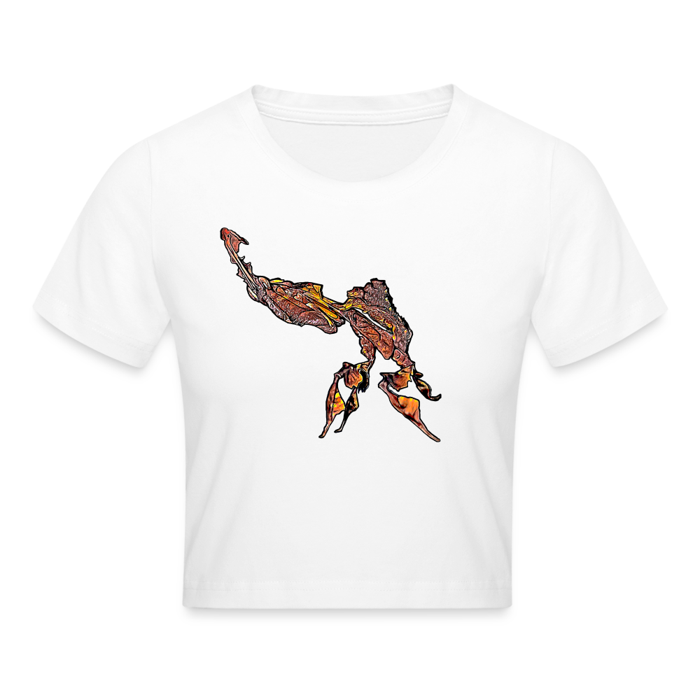 Crop T-Shirt Phyllocrania paradoxa male - weiß