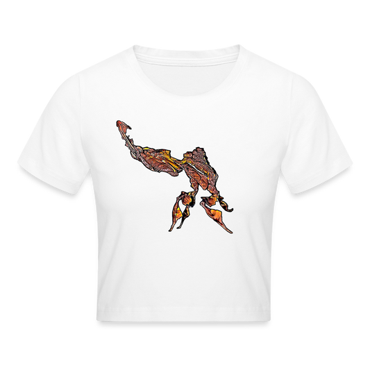 Crop T-Shirt Phyllocrania paradoxa male - weiß