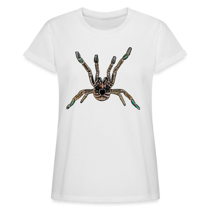 Frauen Oversized T-Shirt Pterinochilus murinus tcf - weiß