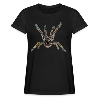 Frauen Oversized T-Shirt Pterinochilus murinus tcf - Schwarz