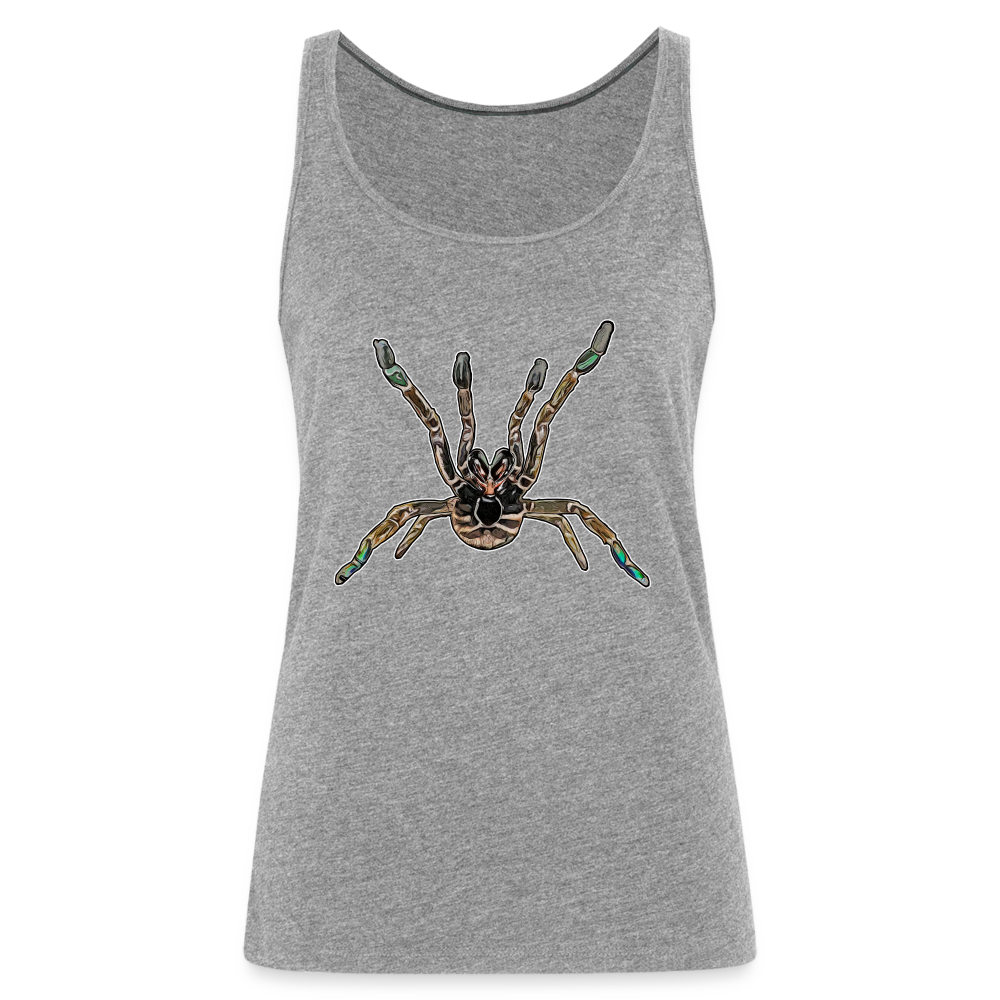 Frauen Tank Top Pterinochilus murinus tcf - Grau meliert