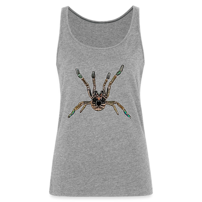 Frauen Tank Top Pterinochilus murinus tcf - Grau meliert
