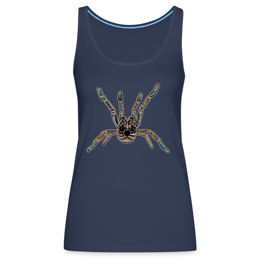 Frauen Tank Top Pterinochilus murinus tcf - Navy
