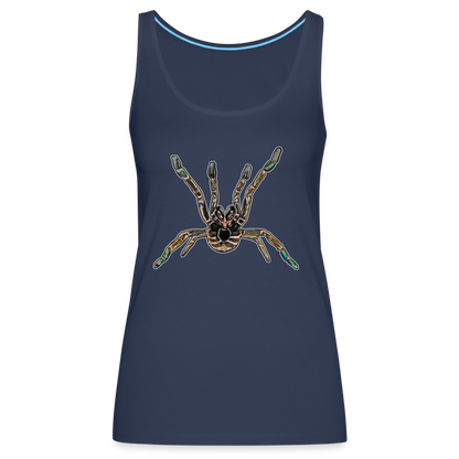 Frauen Tank Top Pterinochilus murinus tcf - Navy