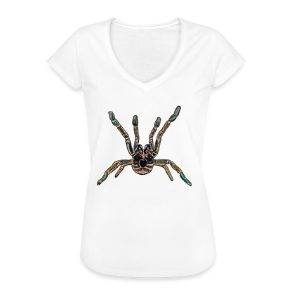 Frauen Vintage T-Shirt Pterinochilus murinus tcf - weiß