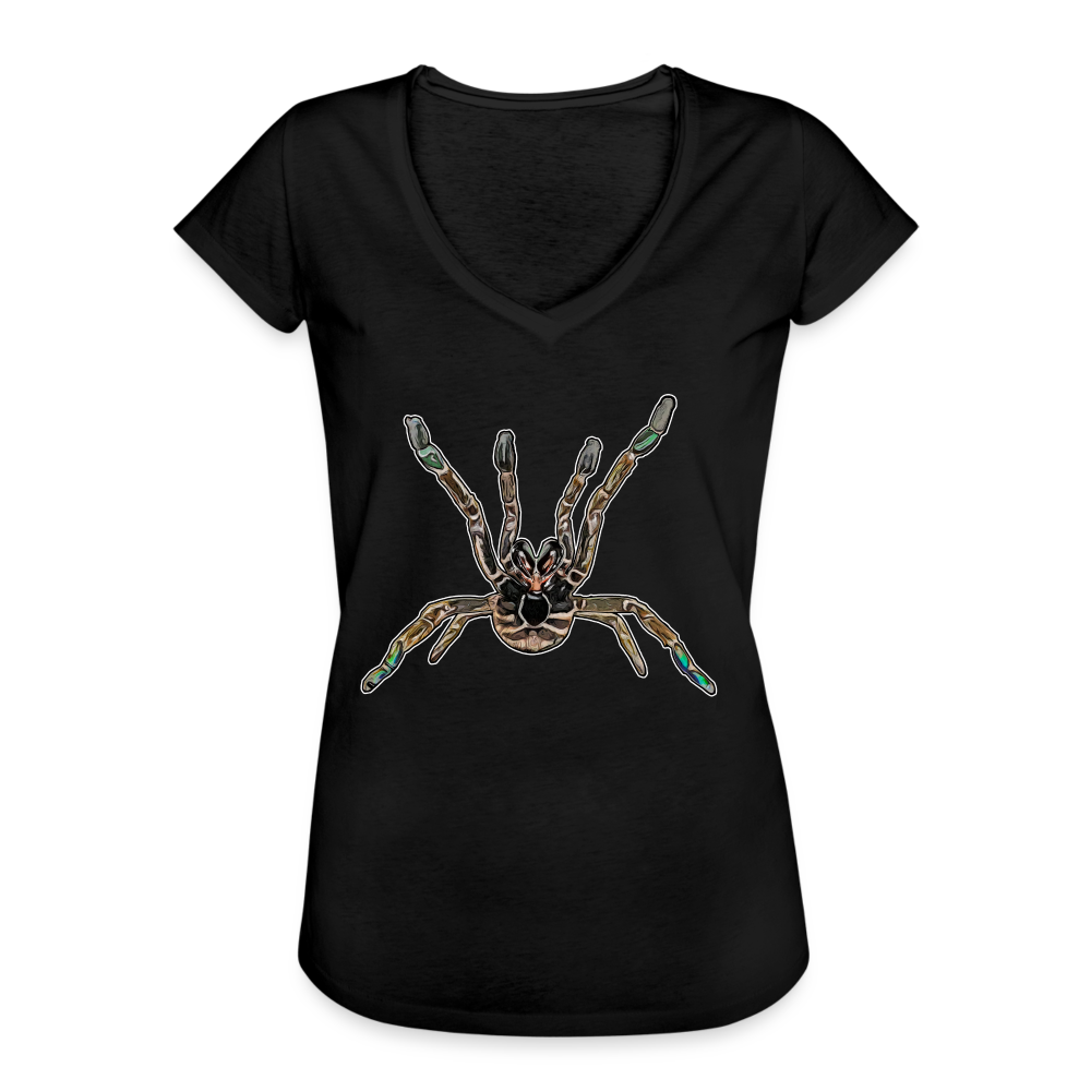 Frauen Vintage T-Shirt Pterinochilus murinus tcf - Schwarz