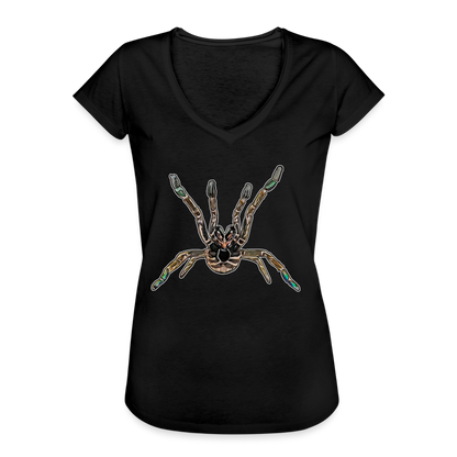 Frauen Vintage T-Shirt Pterinochilus murinus tcf - Schwarz