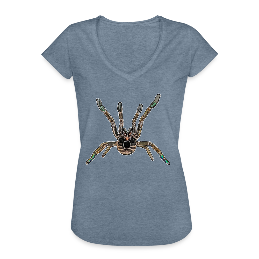 Frauen Vintage T-Shirt Pterinochilus murinus tcf - Vintage Denim