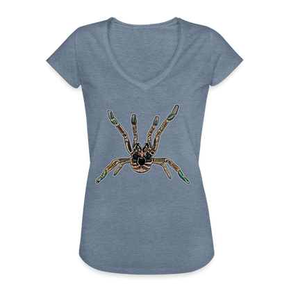 Frauen Vintage T-Shirt Pterinochilus murinus tcf - Vintage Denim