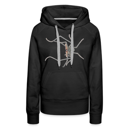 Frauen Hoodie Euphrynichus bacillifer - Schwarz