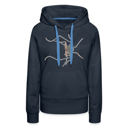Frauen Hoodie Euphrynichus bacillifer - Navy