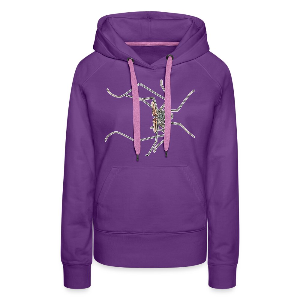 Frauen Hoodie Euphrynichus bacillifer - Purple