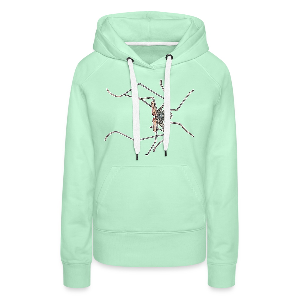 Frauen Hoodie Euphrynichus bacillifer - helles Mintgrün