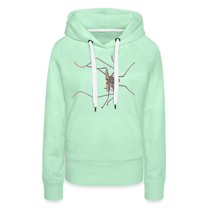Frauen Hoodie Euphrynichus bacillifer - helles Mintgrün