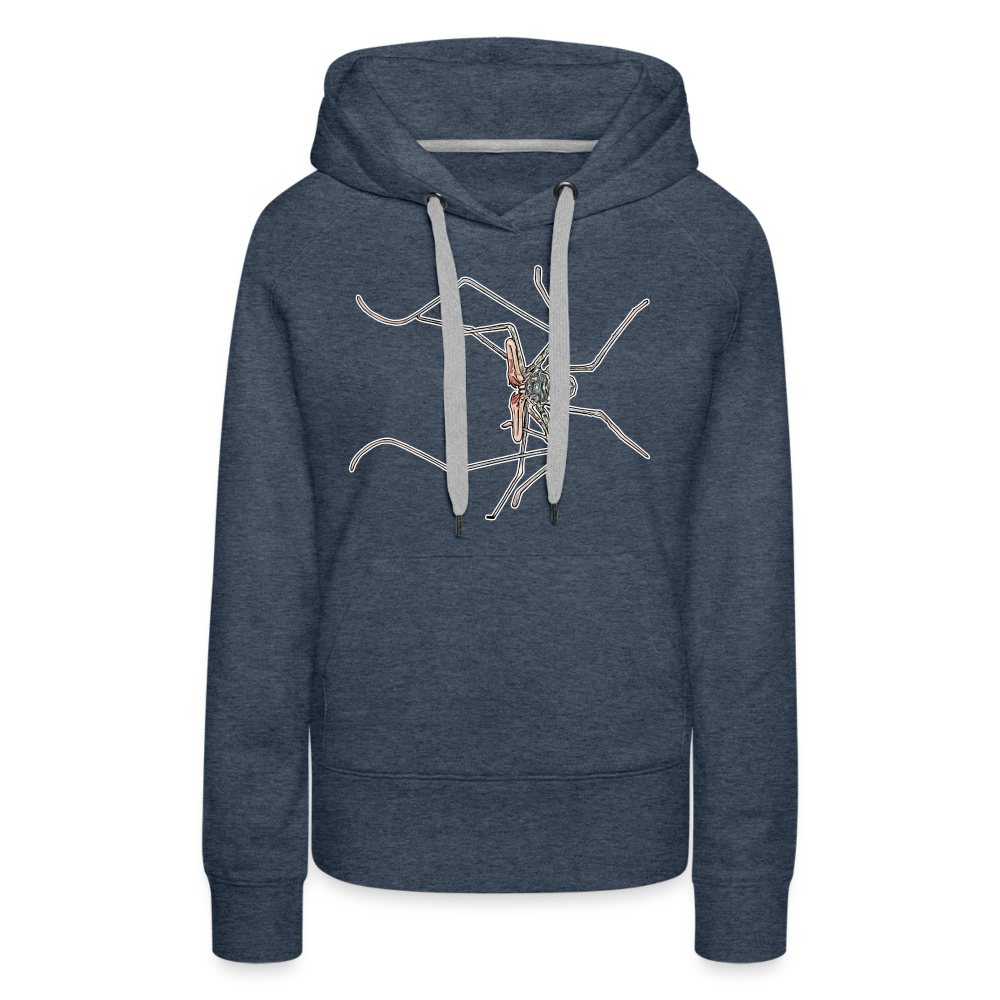 Frauen Hoodie Euphrynichus bacillifer - Jeansblau