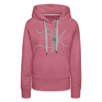 Frauen Hoodie Euphrynichus bacillifer - Malve