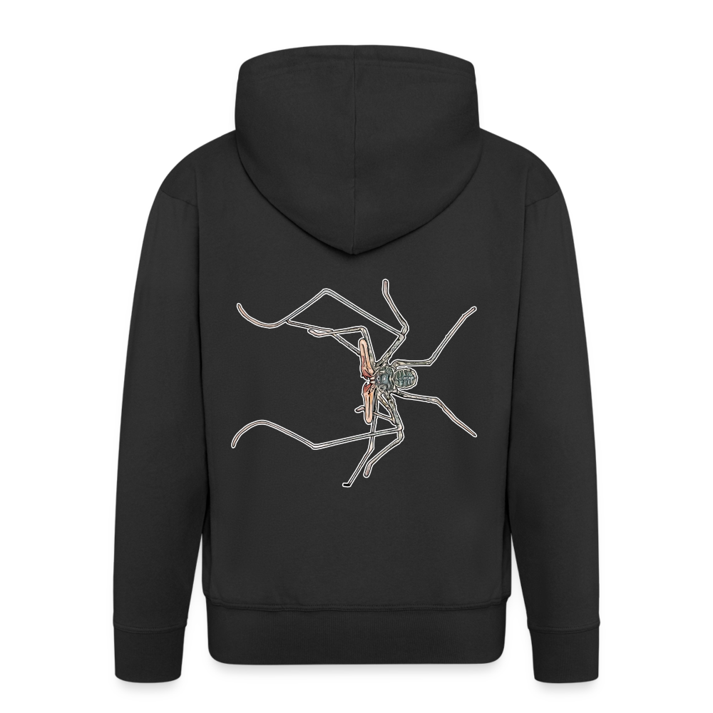 Männer Zip-Hoodie Euphrynichus bacillifer - Schwarz