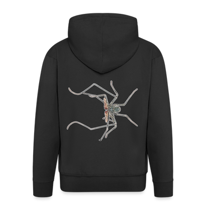 Männer Zip-Hoodie Euphrynichus bacillifer - Schwarz