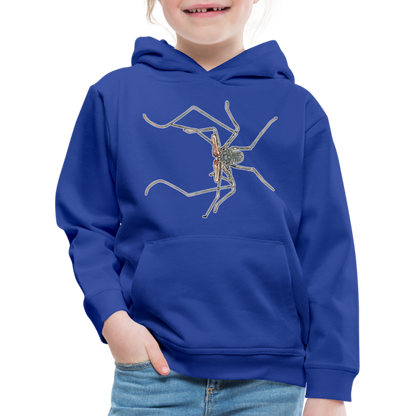 Kinder Hoodie Euphrynichus bacillifer - Royalblau