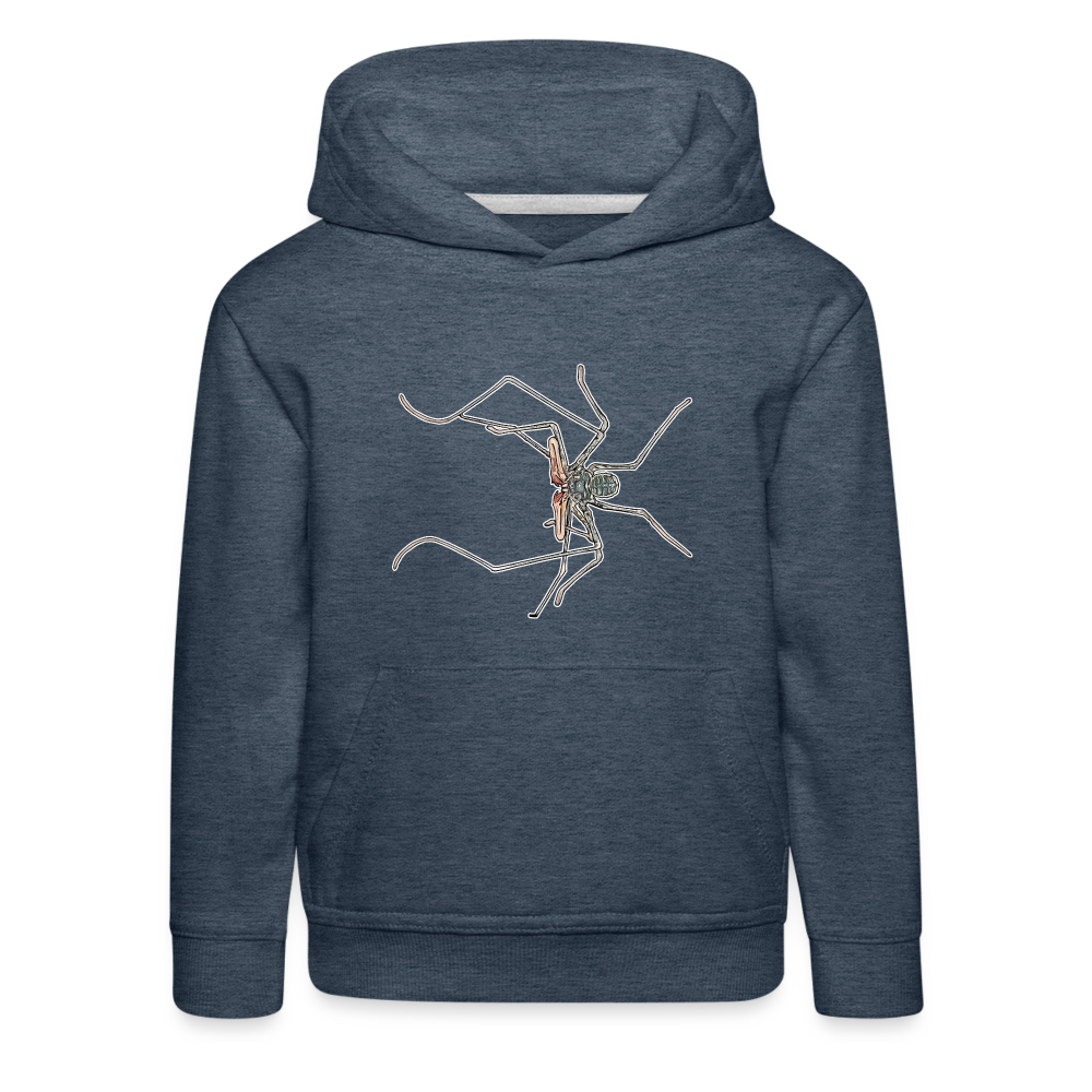 Kinder Hoodie Euphrynichus bacillifer - Jeansblau