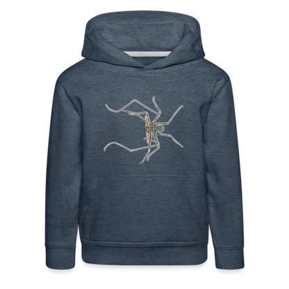 Kinder Hoodie Euphrynichus bacillifer - Jeansblau