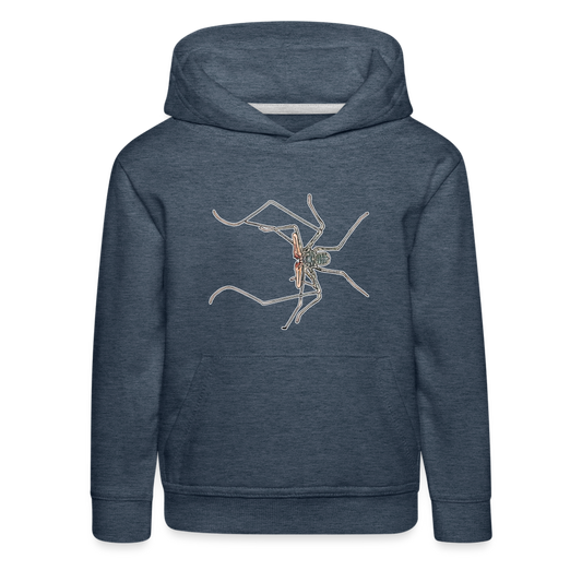 Kinder Hoodie Euphrynichus bacillifer - Jeansblau