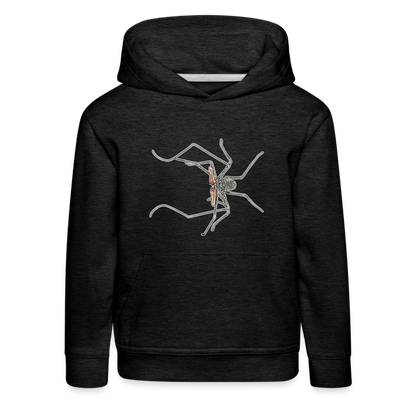 Kinder Hoodie Euphrynichus bacillifer - Anthrazit