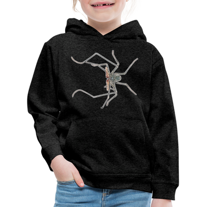 Kinder Hoodie Euphrynichus bacillifer - Anthrazit