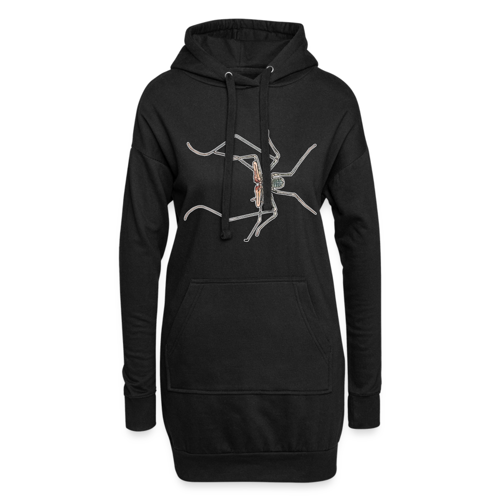 Hoodie-Kleid Euphrynichus bacillifer - Schwarz