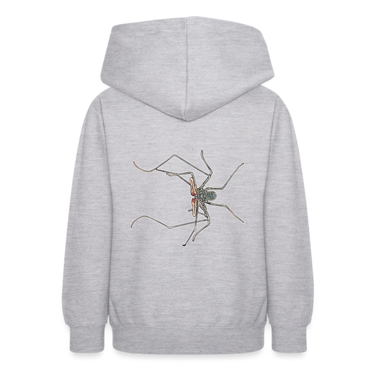 Teenager Hoodie Euphrynichus bacillifer - Hellgrau meliert