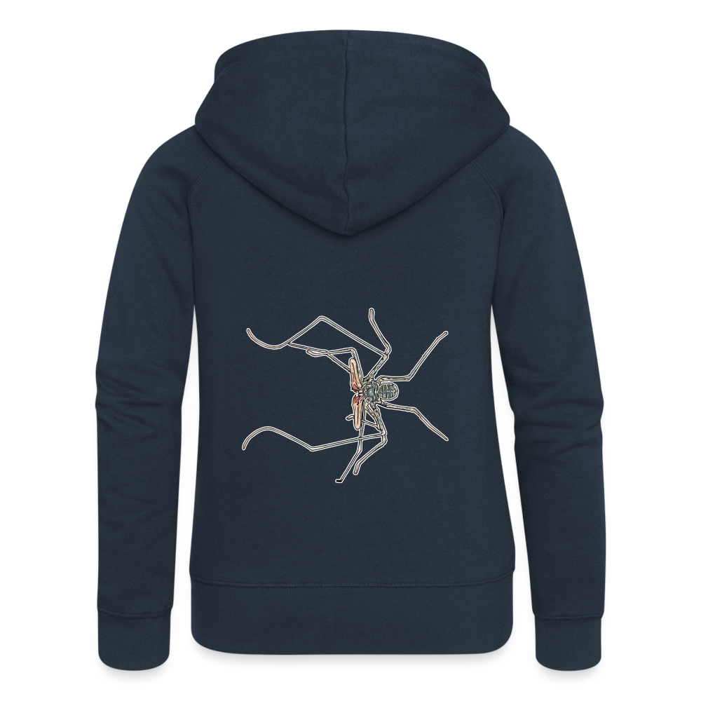 Frauen Zip-Hoodie Euphrynichus bacillifer - Navy