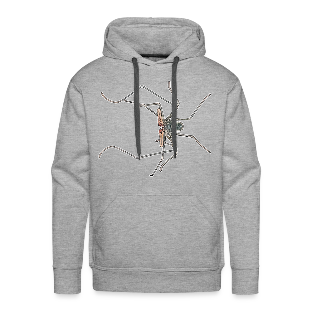 Männer Hoodie Euphrynichus bacillifer - Grau meliert