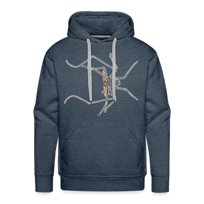 Männer Hoodie Euphrynichus bacillifer - Jeansblau