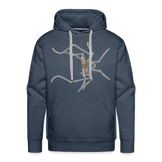 Männer Hoodie Euphrynichus bacillifer - Jeansblau