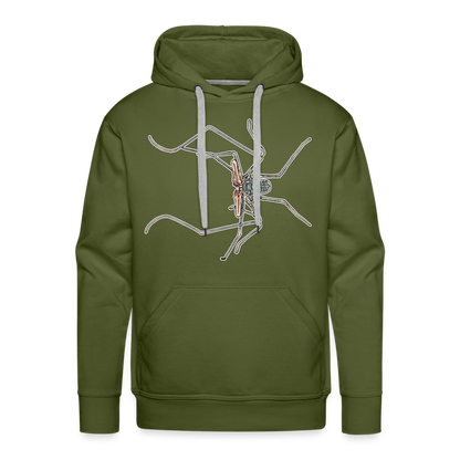 Männer Hoodie Euphrynichus bacillifer - Olivgrün