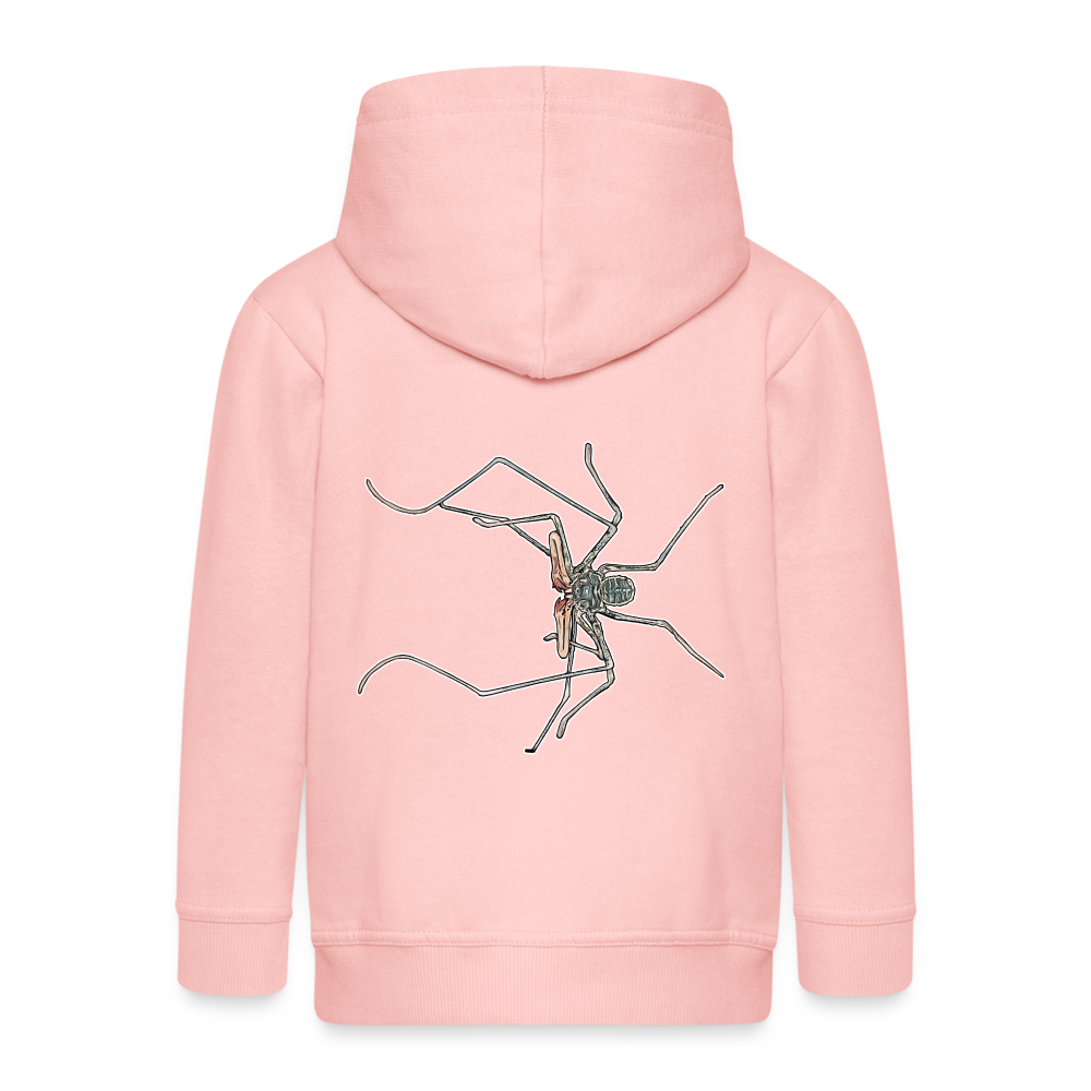 Kinder/ Teenager Zip-Hoodie Euphrynichus bacillifer - Kristallrosa