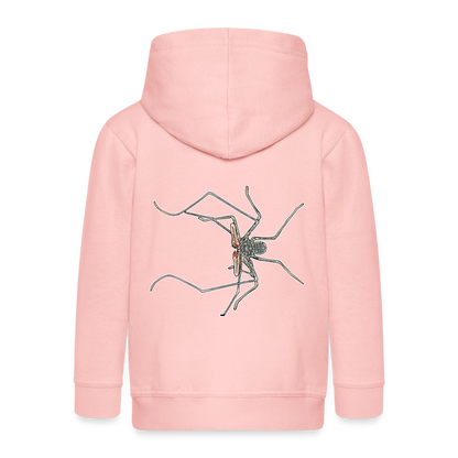 Kinder/ Teenager Zip-Hoodie Euphrynichus bacillifer - Kristallrosa
