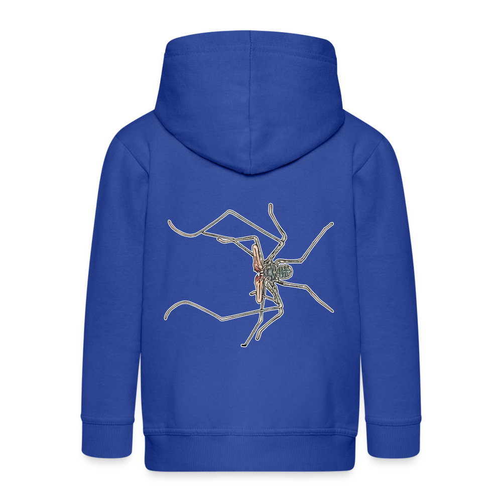 Kinder/ Teenager Zip-Hoodie Euphrynichus bacillifer - Royalblau