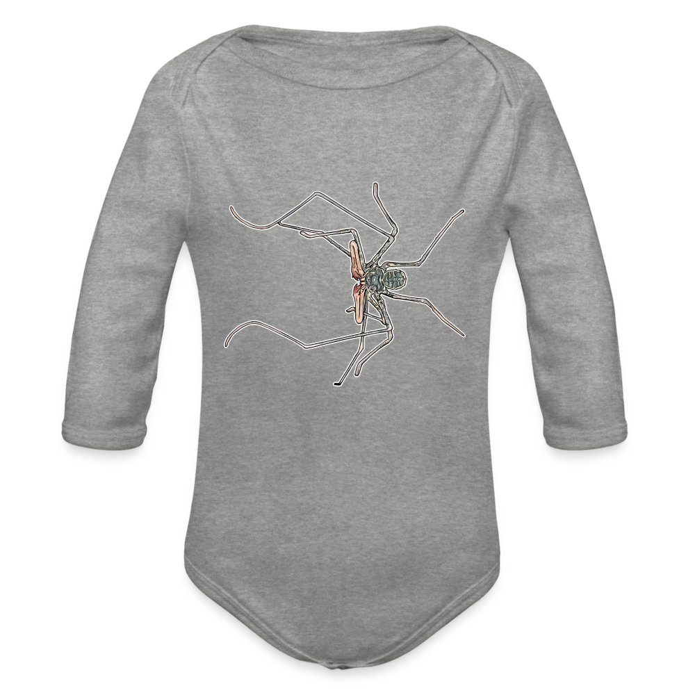 Baby Body lang - Grau meliert