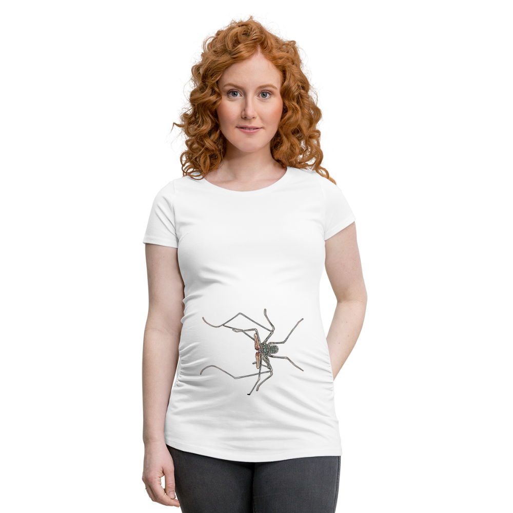 Frauen Schwangerschafts-T-Shirt Euphrynichus bacillifer - weiß