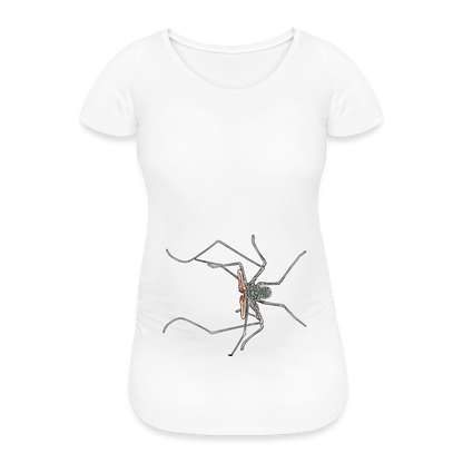 Frauen Schwangerschafts-T-Shirt Euphrynichus bacillifer - weiß