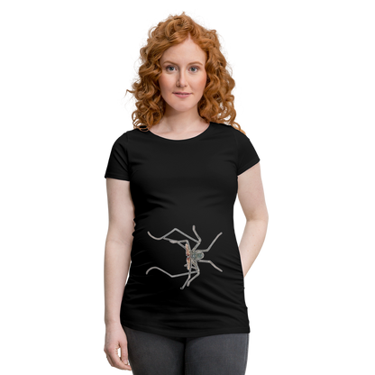 Frauen Schwangerschafts-T-Shirt Euphrynichus bacillifer - Schwarz