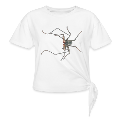 Frauen Knotenshirt Euphrynichus bacillifer - weiß